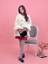 【PRE ORDER】Wool 100％ Bijou Flair Coat - MAISON MARBLE
