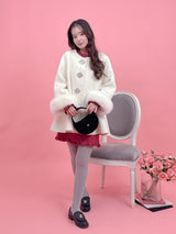 【PRE ORDER】Wool 100％ Bijou Flair Coat - MAISON MARBLE