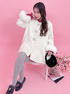 【PRE ORDER】Wool 100％ Bijou Flair Coat - MAISON MARBLE