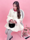 【PRE ORDER】Wool 100％ Bijou Flair Coat - MAISON MARBLE