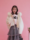 【PRE ORDER】Wool 100％ Fur Short Jumper - MAISON MARBLE