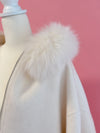 【PRE ORDER】Wool 100％ Fur Short Jumper - MAISON MARBLE
