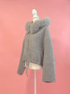 【PRE ORDER】Wool 100％ Fur Short Jumper - MAISON MARBLE