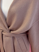 【PRE ORDER】Wool 100％ Lacy Long Coat - MAISON MARBLE