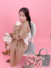 【PRE ORDER】Wool 100％ Lacy Long Coat - MAISON MARBLE
