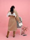 【PRE ORDER】Wool 100％ Lacy Long Coat - MAISON MARBLE