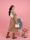 【PRE ORDER】Wool 100％ Lacy Long Coat - MAISON MARBLE
