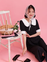 Retro Dot Dress - MAISON MARBLE