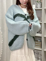 Ribbon Knit Cardigan - MAISON MARBLE