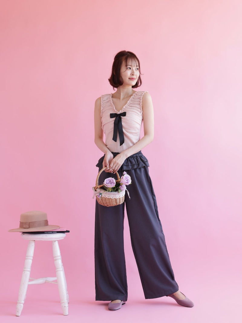 Ribbon Knit Tops - MAISON MARBLE