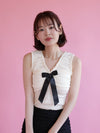 Ribbon Knit Tops - MAISON MARBLE