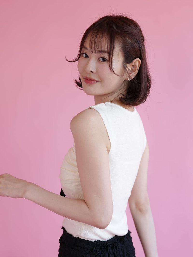 Ribbon Knit Tops - MAISON MARBLE