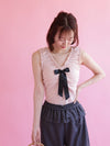 Ribbon Knit Tops - MAISON MARBLE