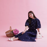 Rose Jacquard Knit Tops - MAISON MARBLE