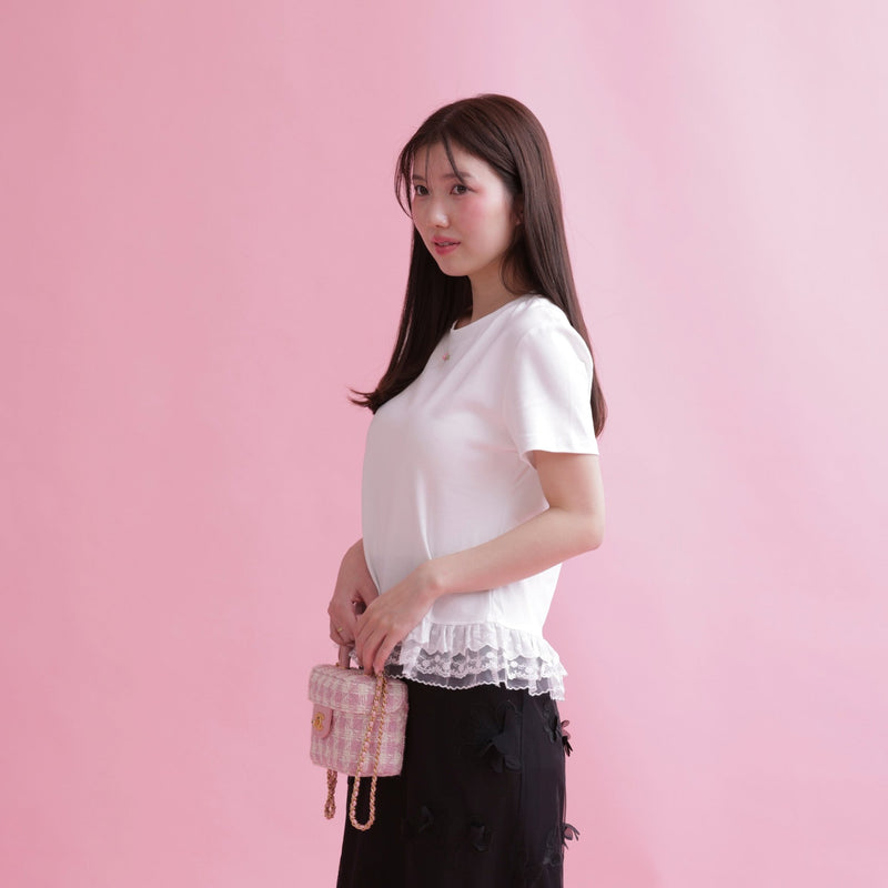 Rose Lace Tee - MAISON MARBLE