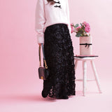 Rose Noir Skirt - MAISON MARBLE