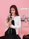 Rose Print Cardigan - MAISON MARBLE