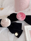 Rose Ribbon Barette - MAISON MARBLE