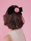 Rose Ribbon Barette - MAISON MARBLE