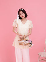 Rose Tulle Tops - MAISON MARBLE