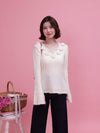 Rosy Flare Knit - MAISON MARBLE