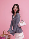 Rosy Flare Knit - MAISON MARBLE