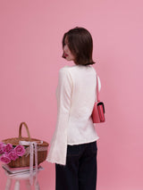 Rosy Flare Knit - MAISON MARBLE