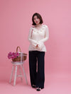 Rosy Flare Knit - MAISON MARBLE