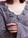 Rosy Flare Knit - MAISON MARBLE