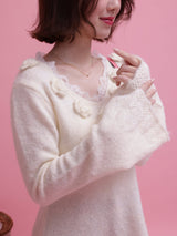 Rosy Flare Knit - MAISON MARBLE