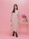 Rosy Lace Dress - MAISON MARBLE