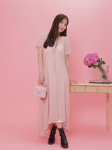 Rosy Lace Dress - MAISON MARBLE