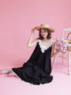 Rosy Noir Dress - MAISON MARBLE