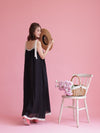 Rosy Noir Dress - MAISON MARBLE