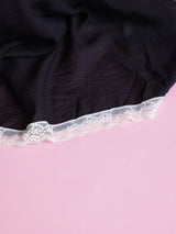 Rosy Noir Dress - MAISON MARBLE