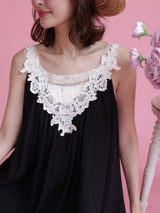 Rosy Noir Dress - MAISON MARBLE