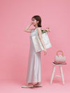Rosy Satin Dress - MAISON MARBLE