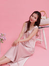 Rosy Satin Dress - MAISON MARBLE