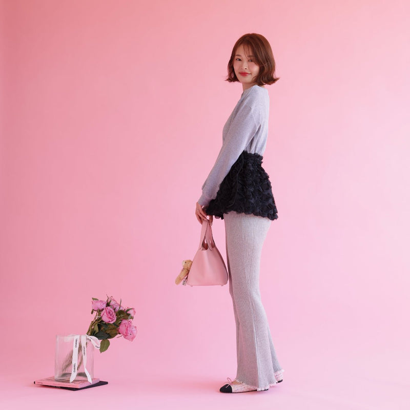 Rosy Tulle Tops - MAISON MARBLE