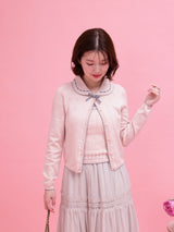 Round Collar Cardigan - MAISON MARBLE