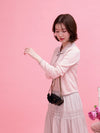 Round Collar Cardigan - MAISON MARBLE