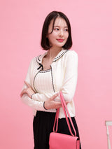 Round Collar Cardigan - MAISON MARBLE