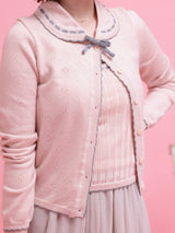 Round Collar Cardigan - MAISON MARBLE