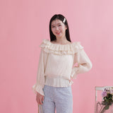 Ruffles Collar Blouse - MAISON MARBLE