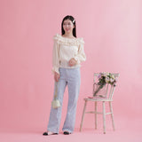 Ruffles Collar Blouse - MAISON MARBLE