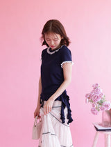 Ruffles Tee - MAISON MARBLE
