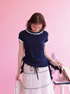 Ruffles Tee - MAISON MARBLE