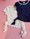 Ruffles Tee - MAISON MARBLE