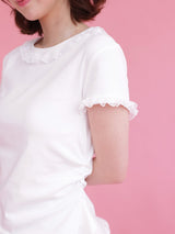 Ruffles Tee - MAISON MARBLE