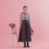 Satin Flair Skirt - MAISON MARBLE